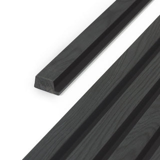 SlatWall Waterproof Charcoal Black End Cap