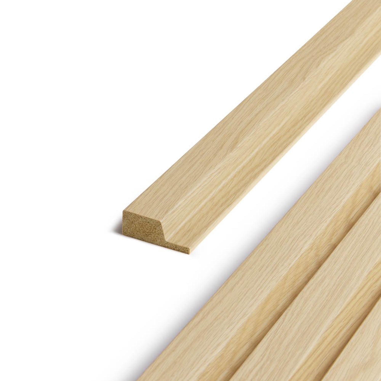 SlatWall Waterproof Natural Oak End Cap