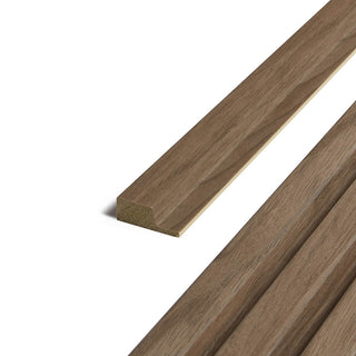 SlatWall Waterproof Walnut End Cap