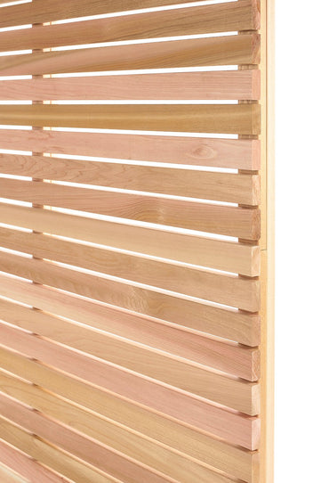 Cedar Slatted Fence Panel (6ft modular bundle)