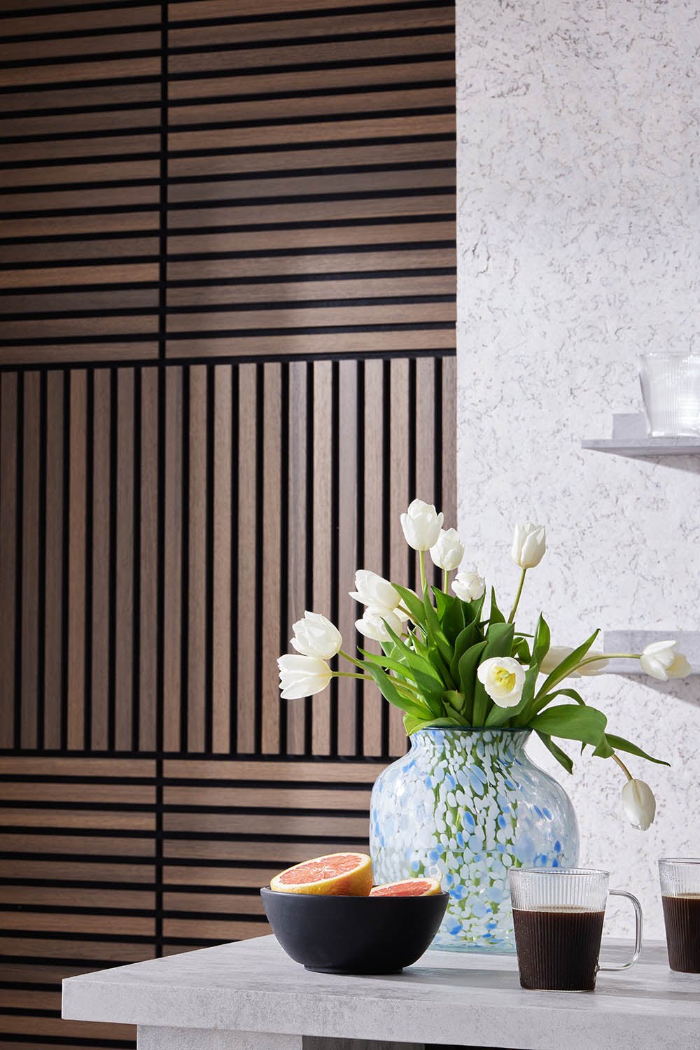 SlatWall Mini Smoked Oak