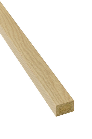 cut out image showing end of natural oak individual slat

