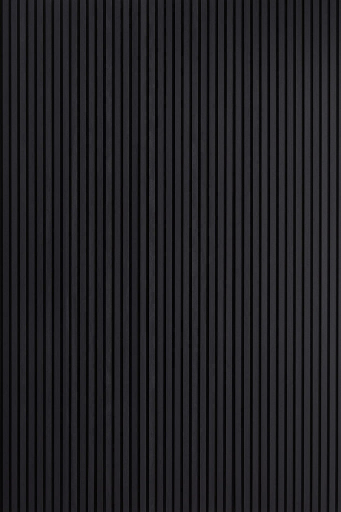 Slatwall Acoustic Charcoal Black Slatwall Panel