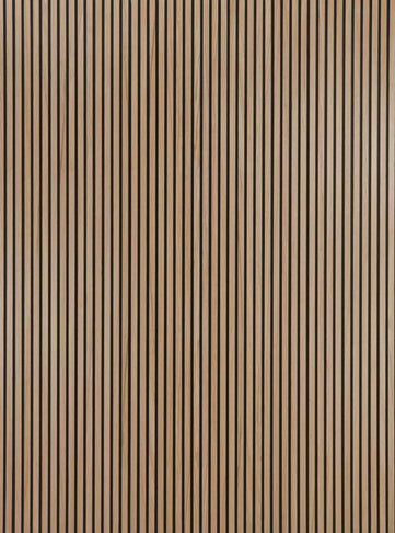 SlatWall Acoustic Natural Oak and Black