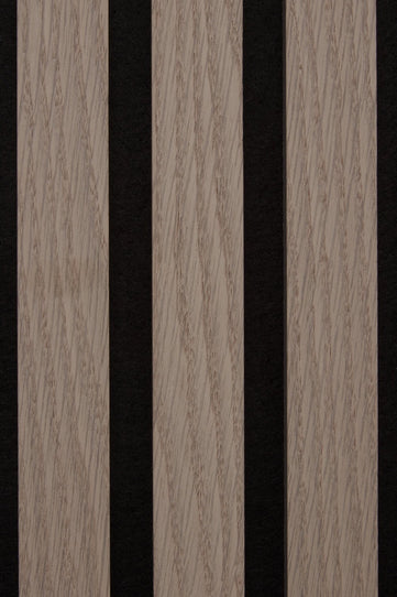 Texture of the Grey Oak Acoustic SlatWall Panel from Naturewall.