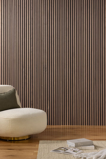SlatWall Acoustic Walnut

